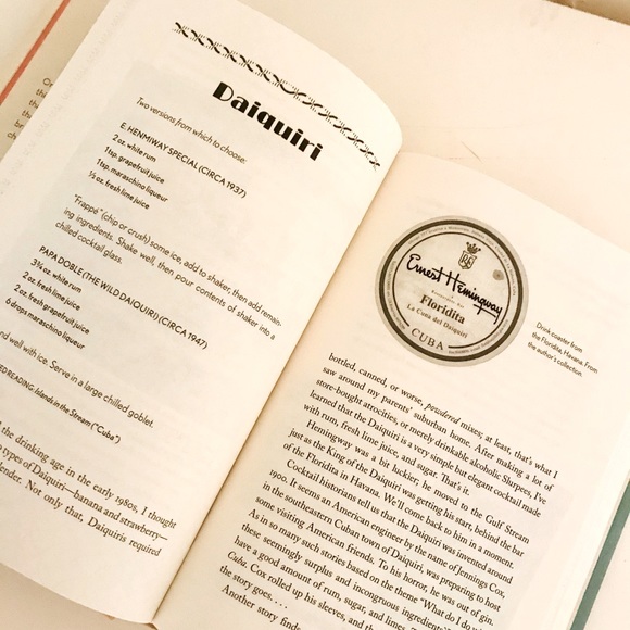 Ernest Hemingway Cocktail Book - Picture 3 of 3